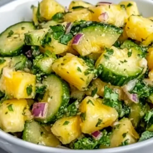 Pineapple Cucumber Salad