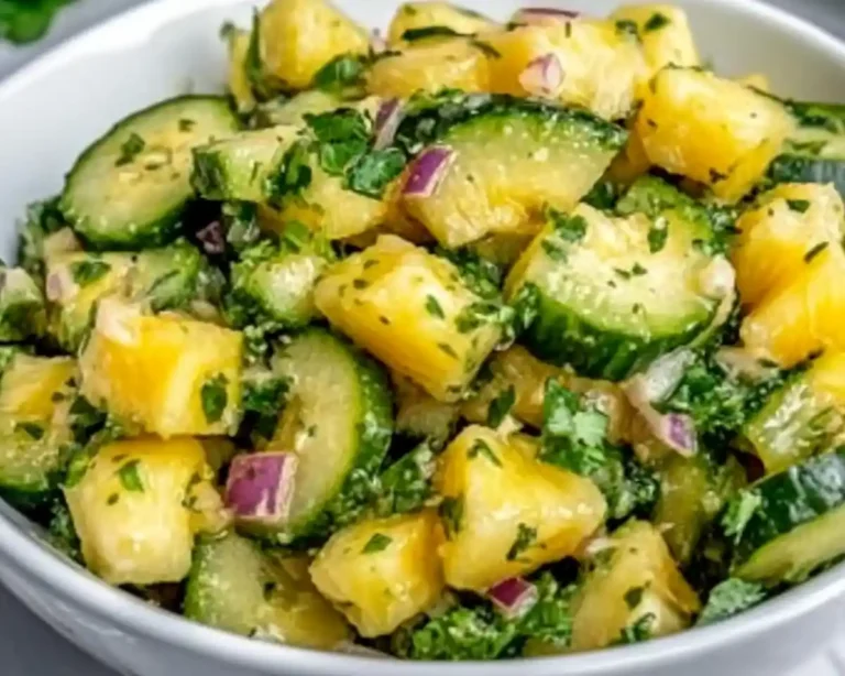 Pineapple Cucumber Salad