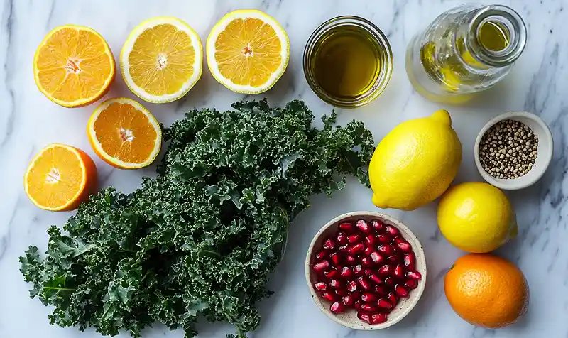 Pomegranate Kale Salad