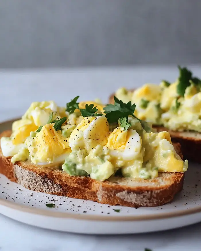 Creamy Egg Salad with Avocado 4 Quick Budget Recipe