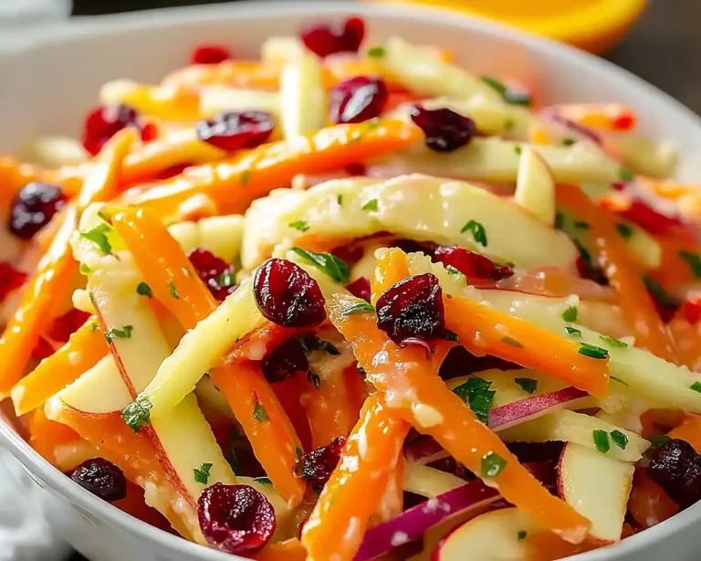 Refreshing Apple Cranberry Carrot Salad