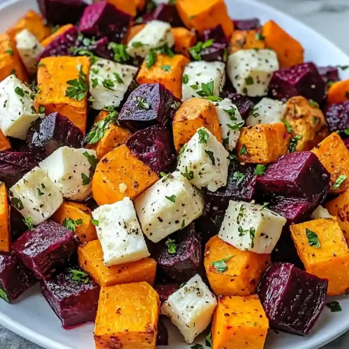 Roasted Beet and Sweet Potato Salad