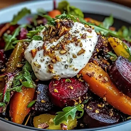 Roasted Beets and Carrots Salad