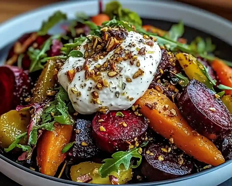 Roasted Beets and Carrots Salad
