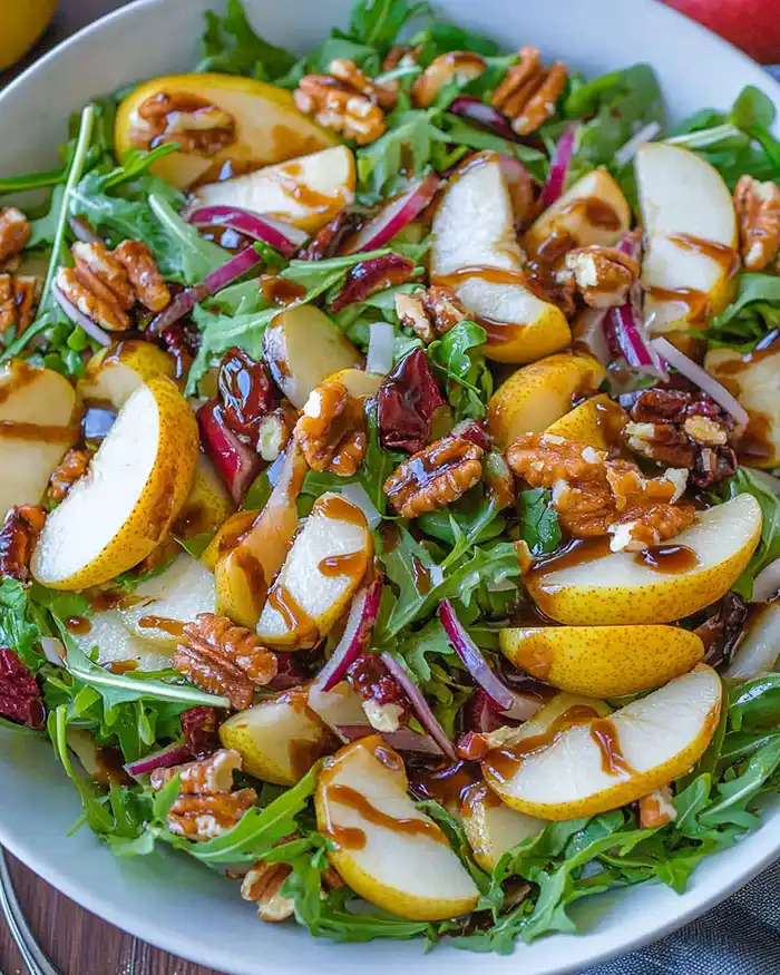 Pear Salad with Balsamic Vinaigrette 4 Salad For A Dinner Party