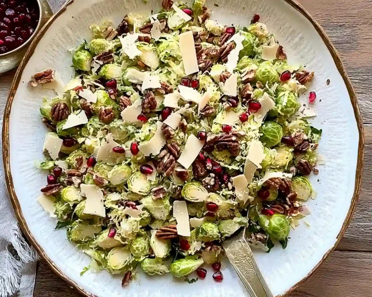 Shaved Brussels Sprout Salad
