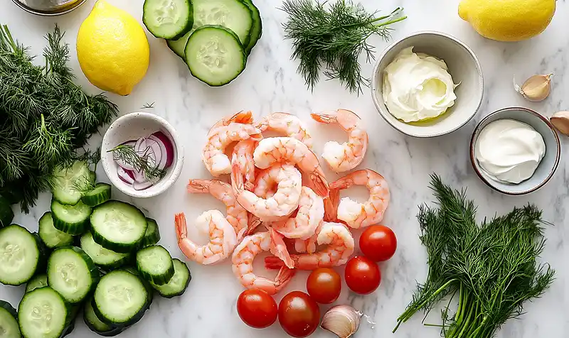 Shrimp Cucumber Appetizer