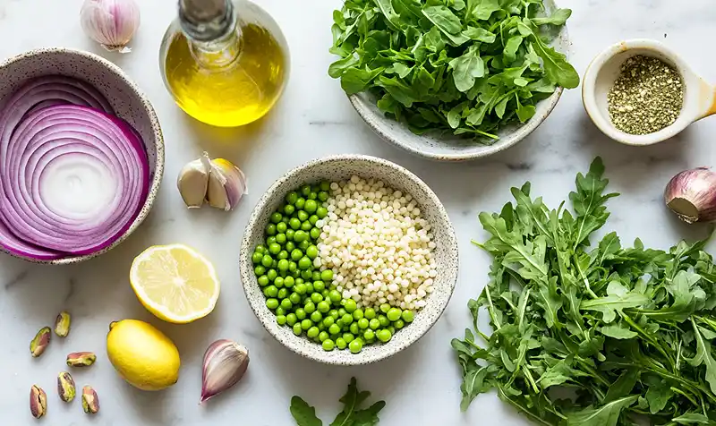 Spring Pearl Couscous Salad