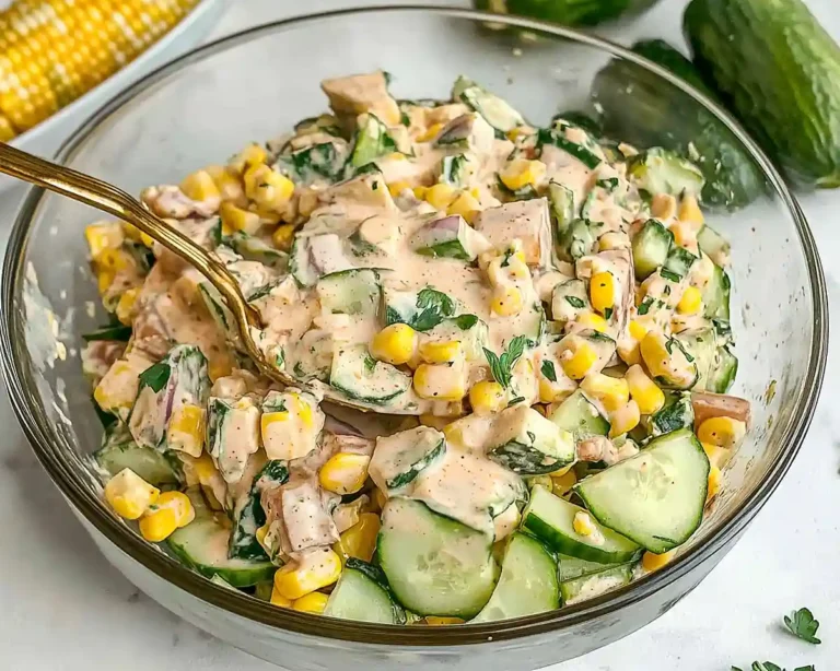 Street Corn Cucumber Salad