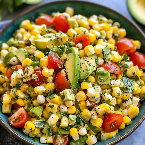 Summer Corn Salad with Avocado