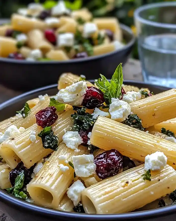 Feta and Cranberry Rigatoni Salad 4 Tailgate Salad Ideas