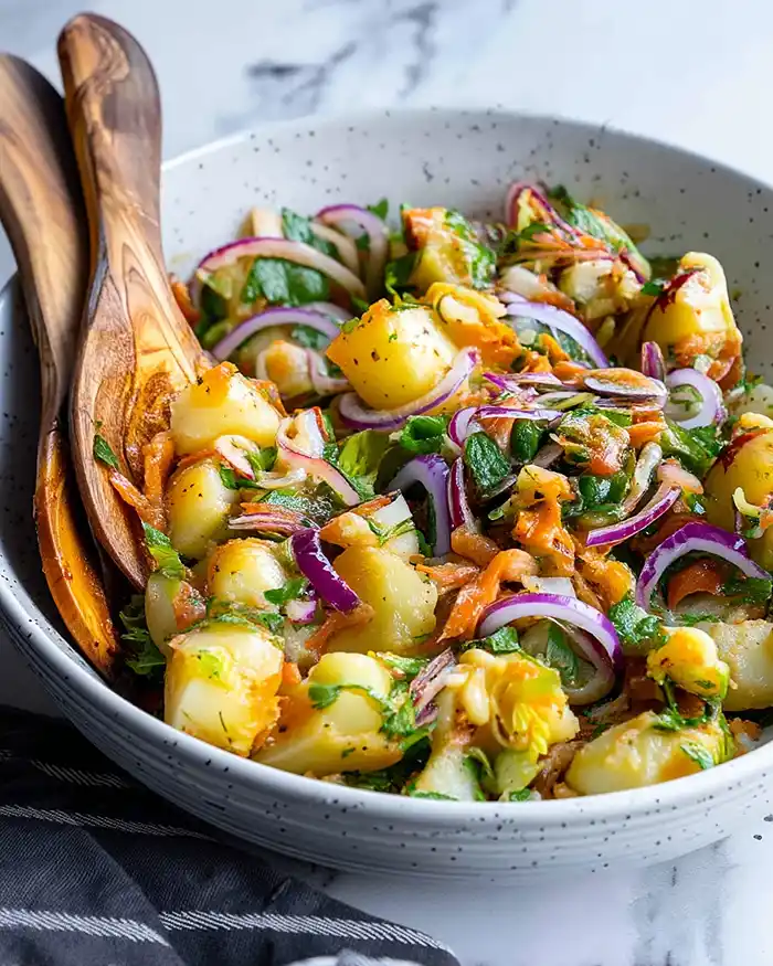 Traditional Turkish Potato Salad