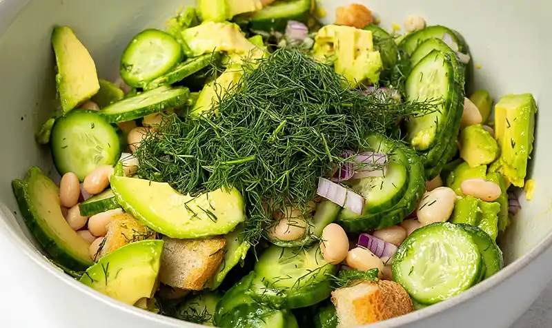 Vegan White Bean Salad 3 White Bean Salad Dressing