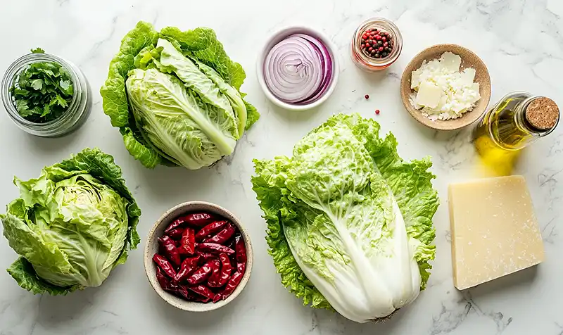 Wilted Leaf Lettuce Salad