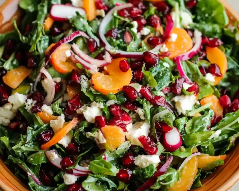 Winter Salad with Tangy Homemade Vinaigrette