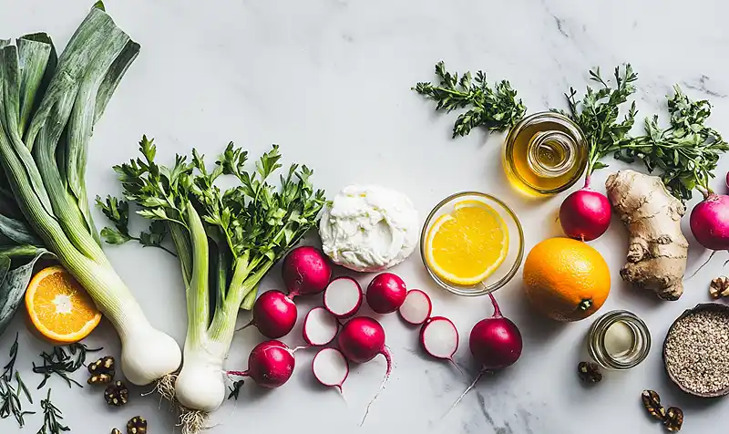 Roasted Leek & Blood Orange Salad 2 Winter Vegetable Recipes Ottolenghi