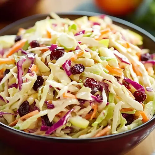 Apple Cranberry Coleslaw