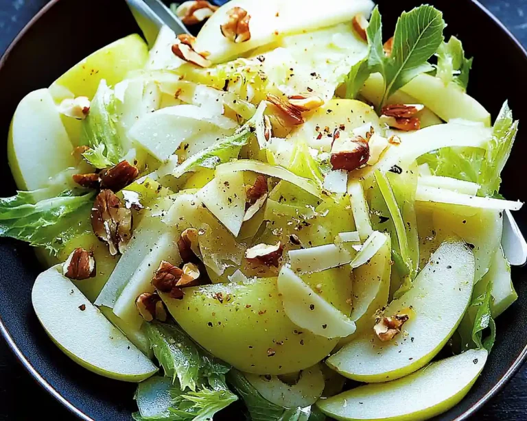 Apple Salad with Pecorino and Walnuts