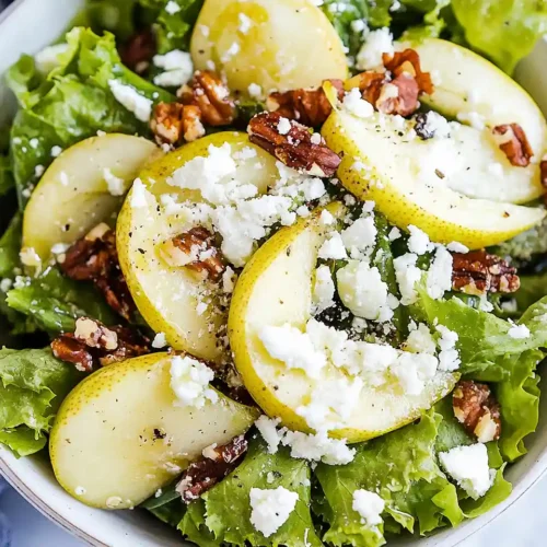 Autumn Salad with Pears