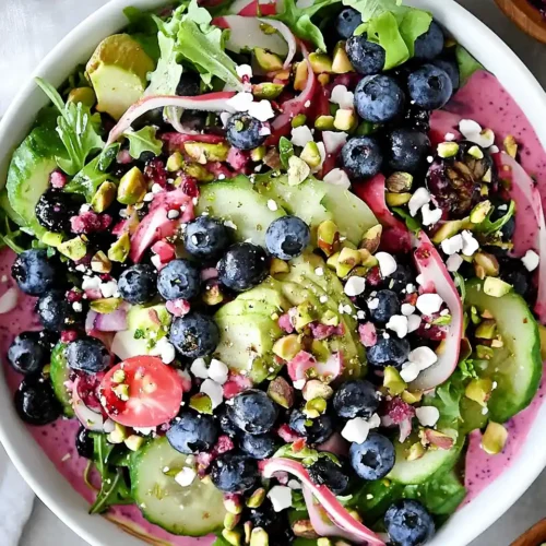 Blueberry Pistachio Spring Salad 4 Blueberry Pistachio Spring Salad