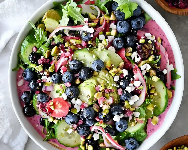 Blueberry Pistachio Spring Salad