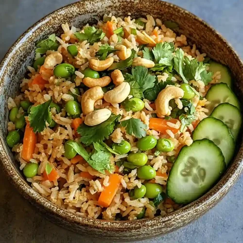 Crispy Rice Salad with Yuzu Ponzu Dressing