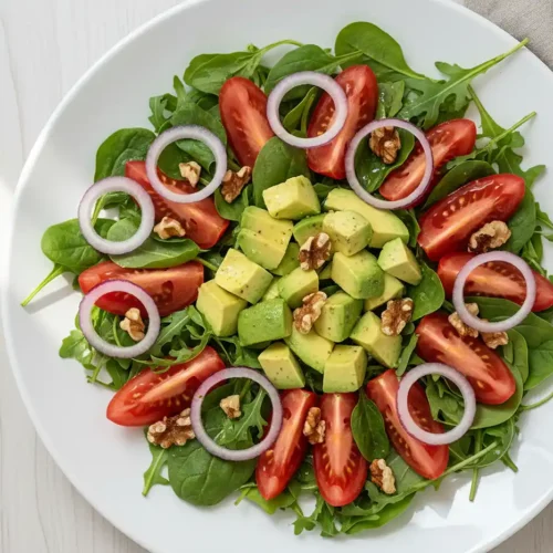 Delicious Spring Salad with Avocado