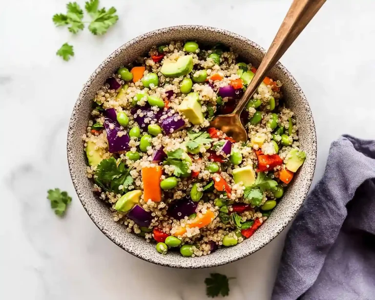 Edamame Crunch Quinoa Salad
