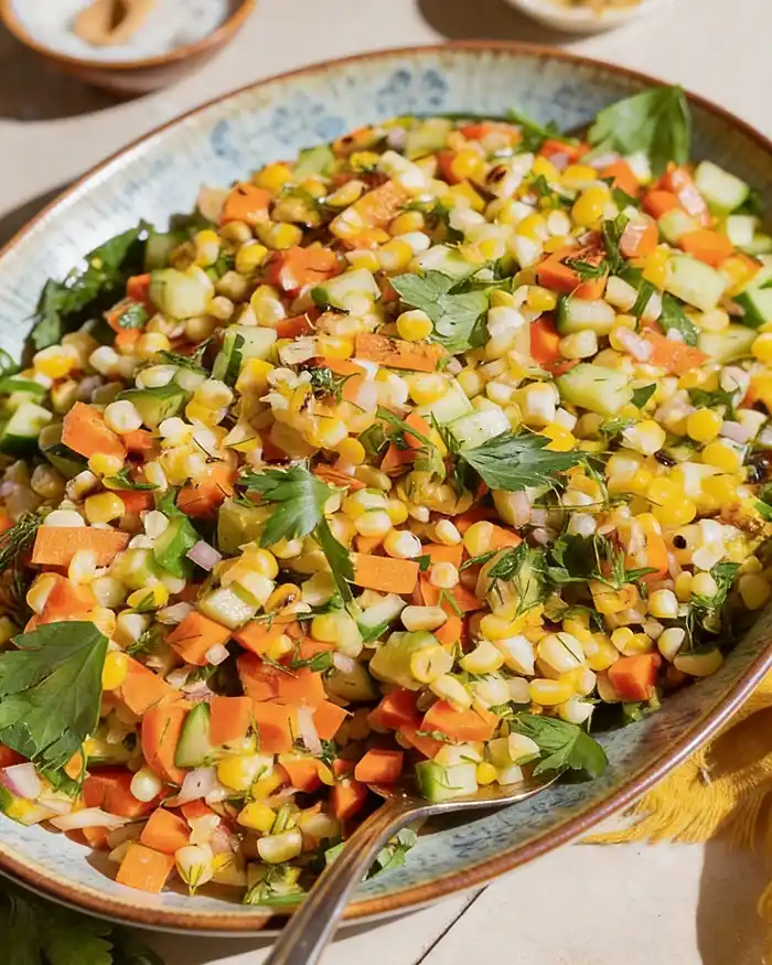 Fresh Grilled Corn Salad