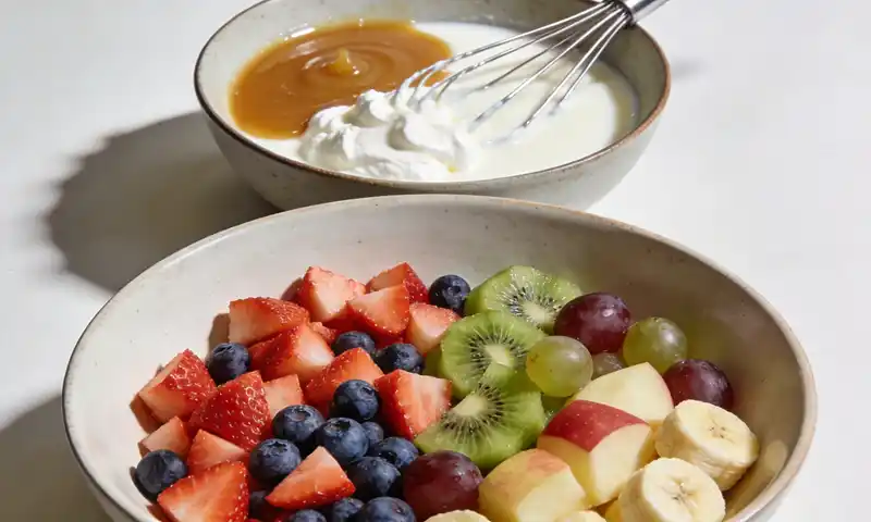 Fruit Salad with Condensed Milk 3 Fruit Mix