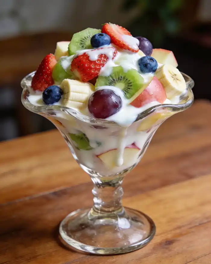 Fruit Salad with Condensed Milk 4 Fruit Salad Recipe With Condensed Milk