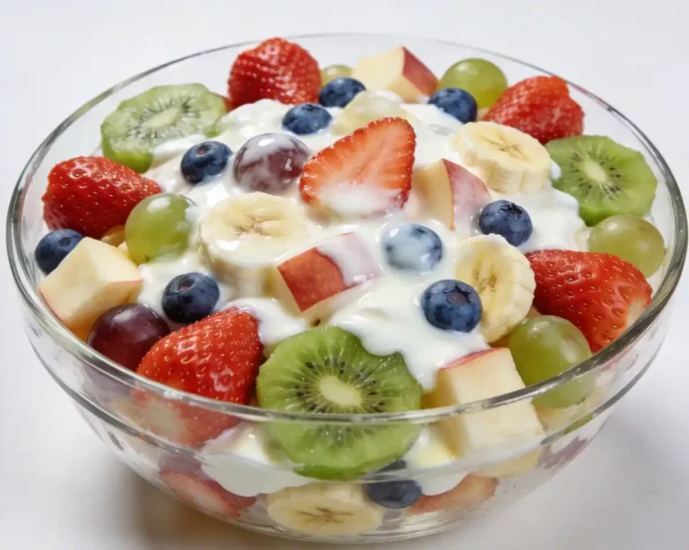 Fruit Salad with Condensed Milk