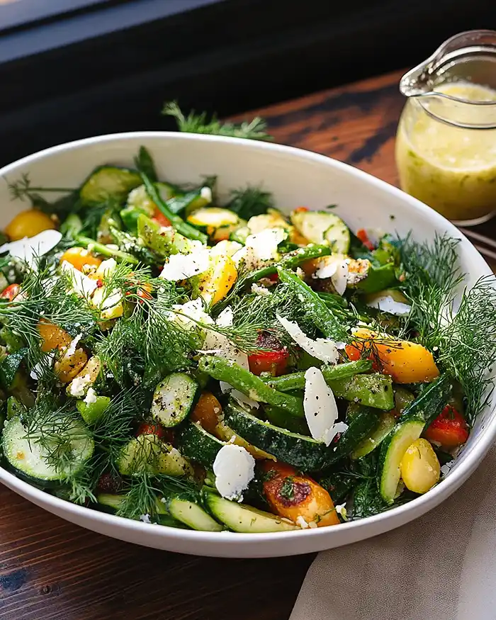 Sautéed Spring Vegetable Salad 4 Green Vegetable Dishes