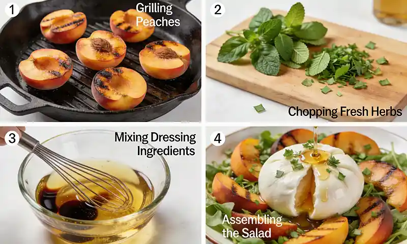 Grilled Peach Salad Ideas