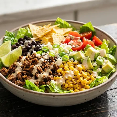 Ground Beef Taco Salad Bowls 5 Ground Beef Taco Salad Bowls