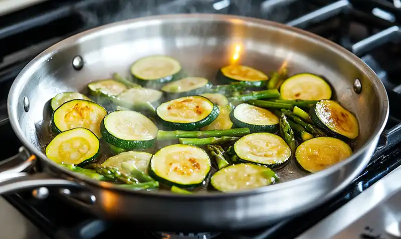 Sautéed Spring Vegetable Salad 3 Healthy Entree