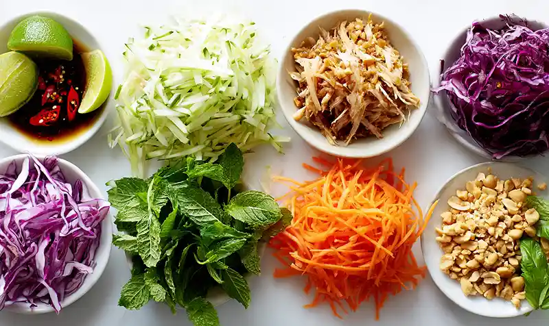 Crunchy Vietnamese Chicken Salad 2 Healthy Vietnamese Salad