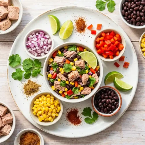 High Protein Mexican Tuna Salad
