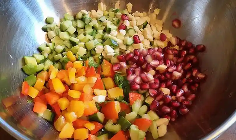 Indian Chaat Salad Recipe 3 Indian Food Display