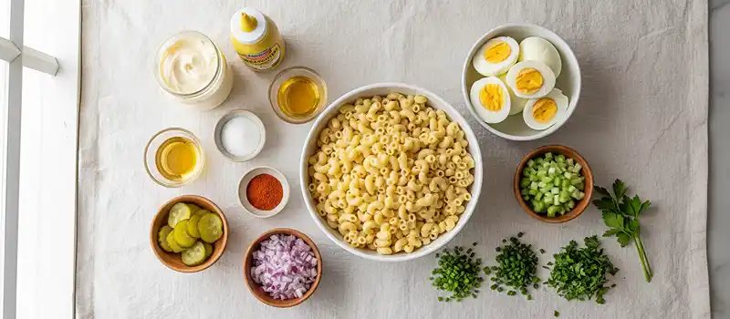 Macaroni Salad With Egg