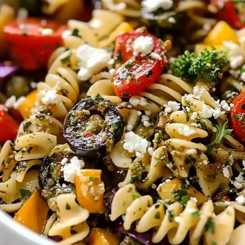 Marinated Vegetarian Pasta Salad