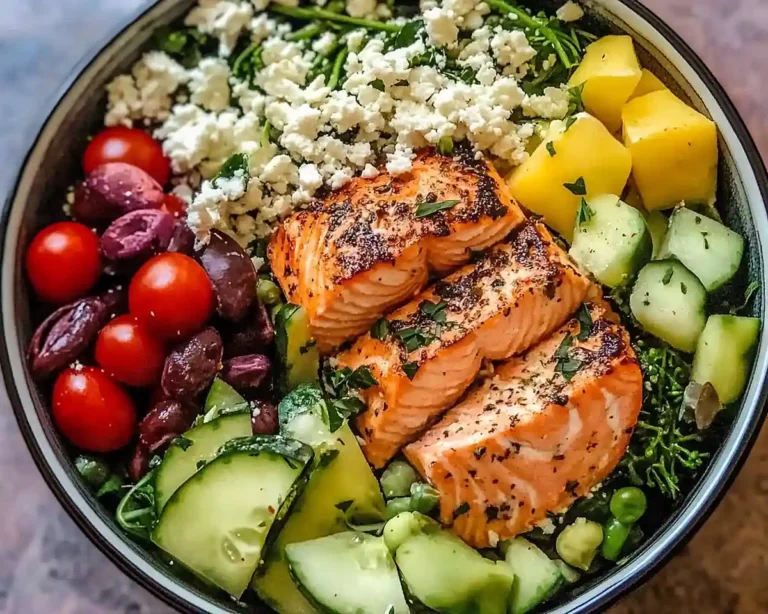 Mediterranean Salmon Bowl