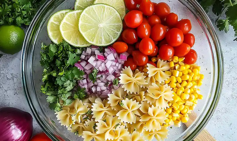 Pasta Salad With Lime Dressing