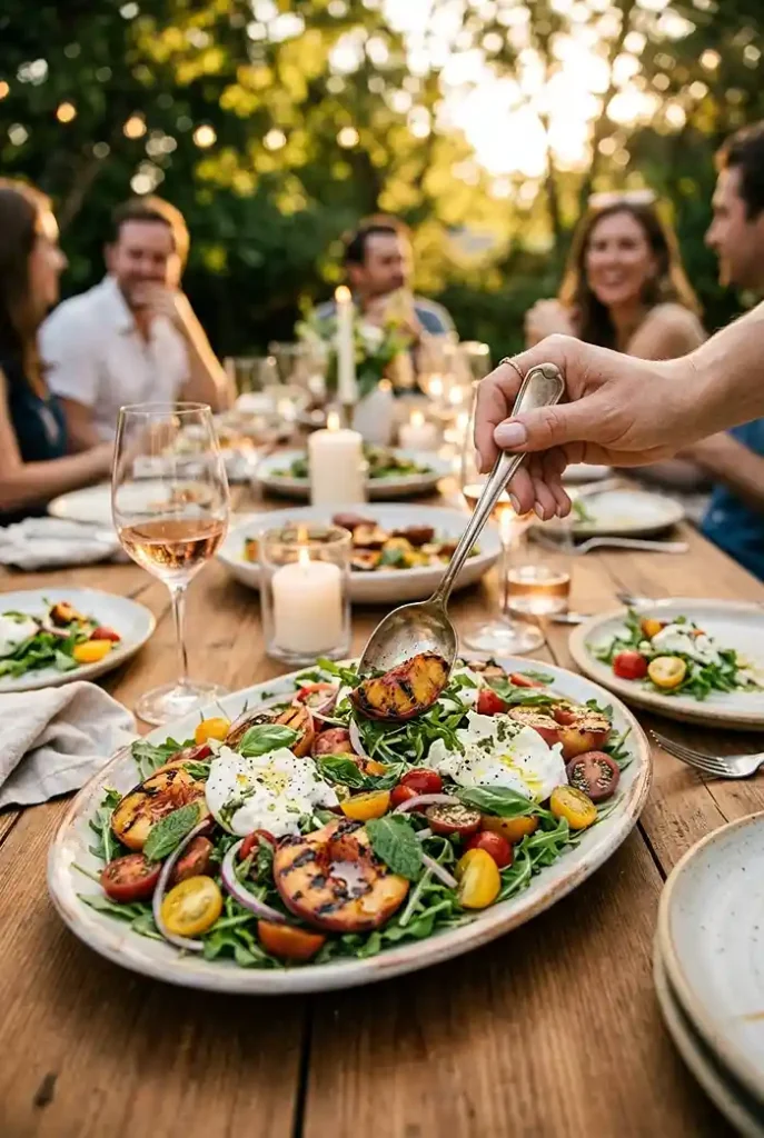 Peach Burrata