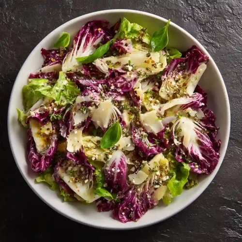 Radicchio Salad with Lemon Parmesan