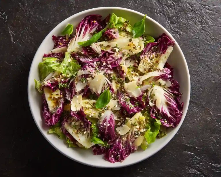 Radicchio Salad with Lemon Parmesan