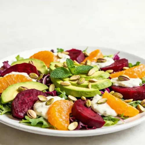 Roasted Beet Orange Avocado