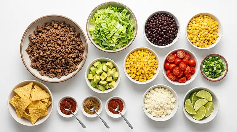 Ground Beef Taco Salad Bowls 2 Salad Bowl Recipes