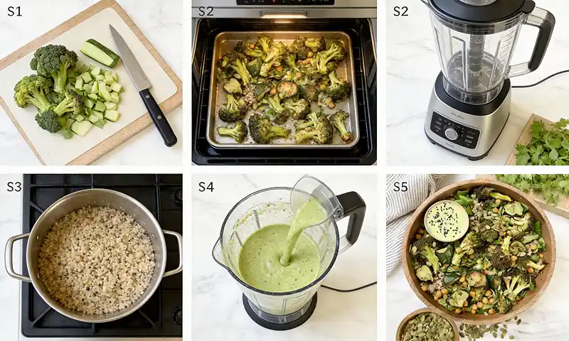 Salad With Roasted Broccoli