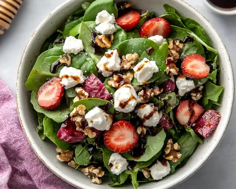 Spring Mix Salad with Balsamic Honey Dressing